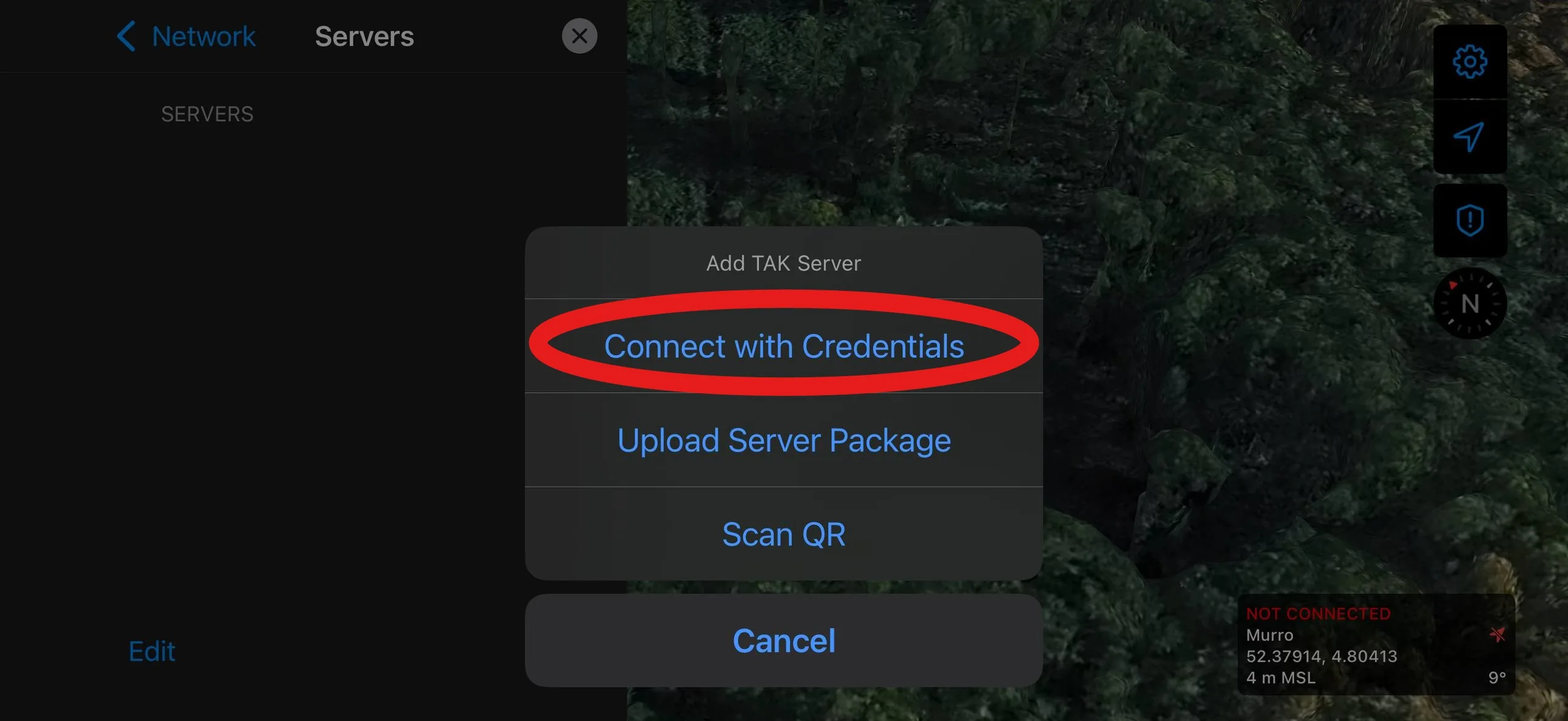 Step 5: Connect with Credentials