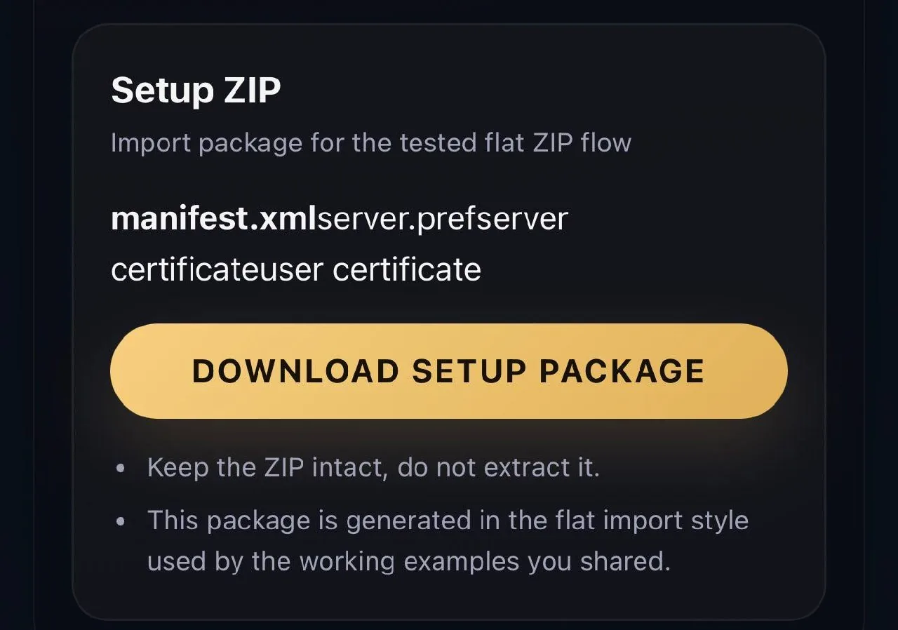 Step 1: Download button